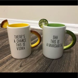 Cocktail Themed Mug Set